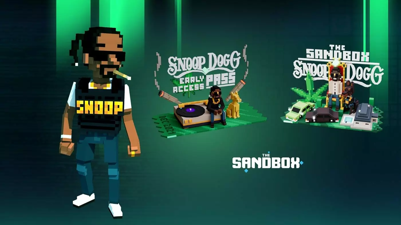 Snoop Dogg avatar NFT in The Sandbox