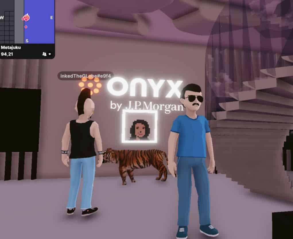 JP Morgan's Metaverse Spot Brings Luxury To Decentraland: The Onyx Lounge