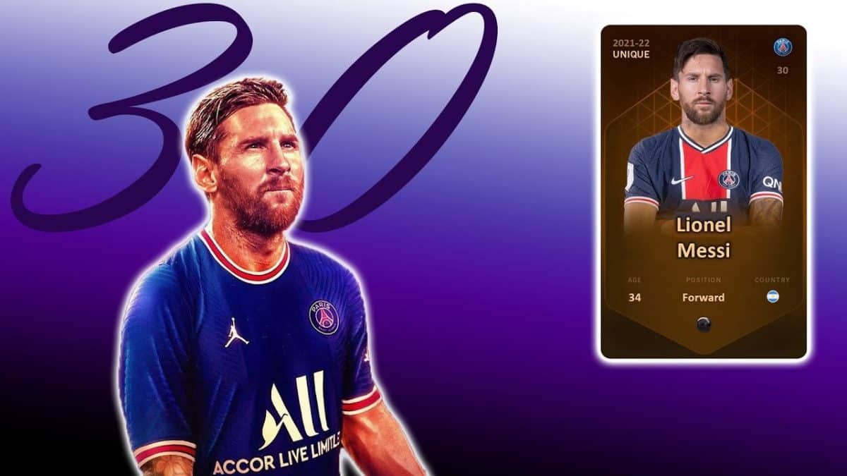 Lionel Messi player card