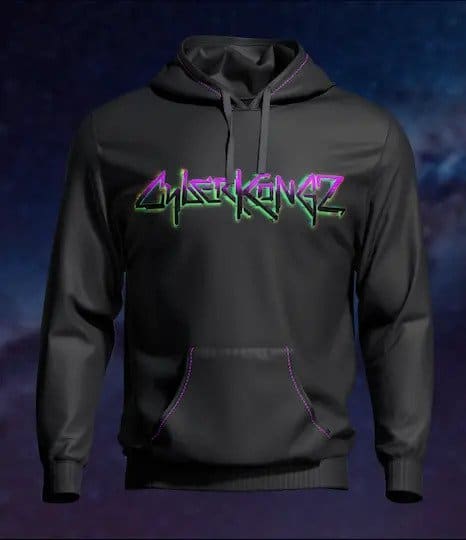 Black sweatshirt with CyberKongz logo