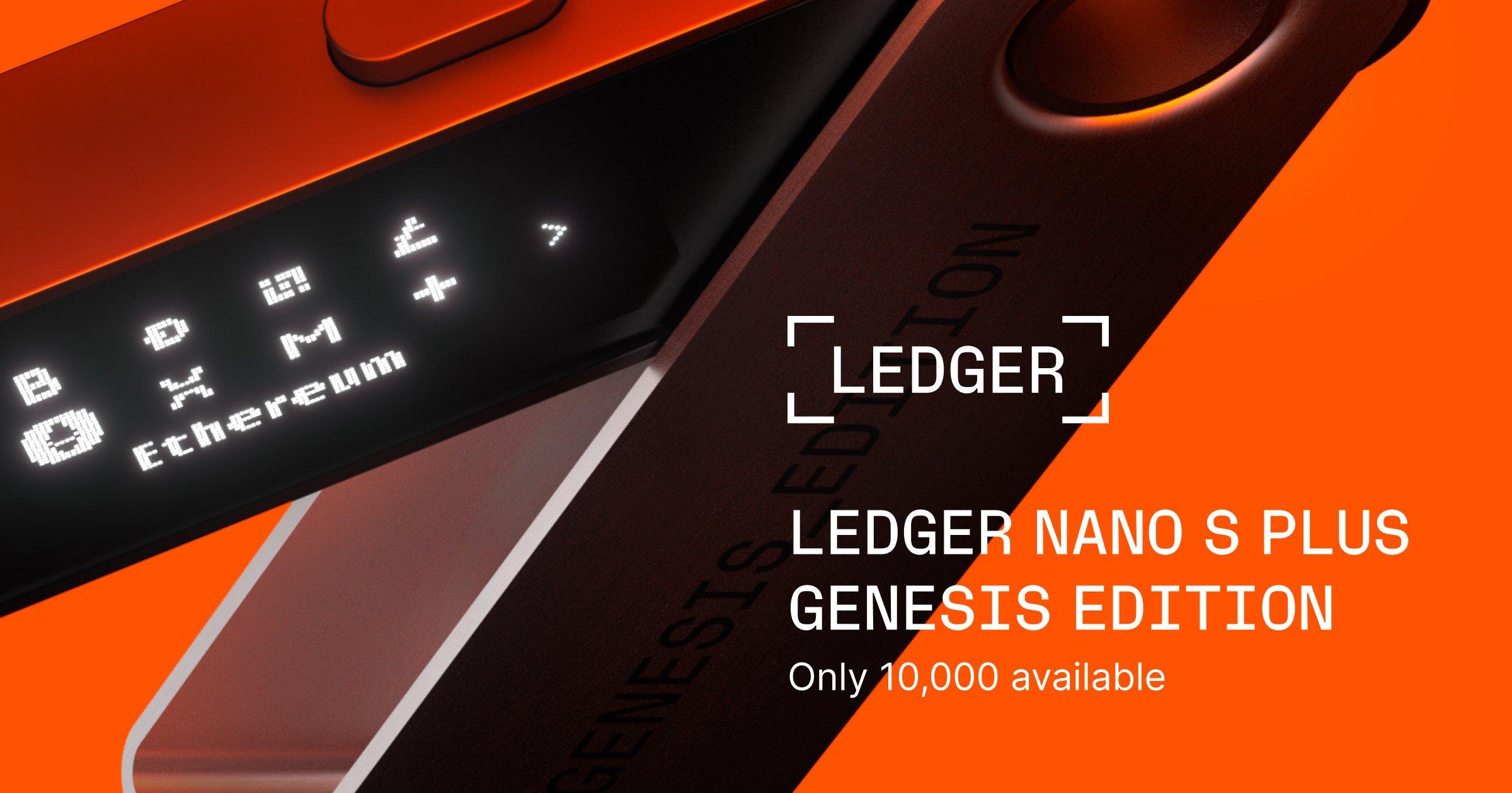 The Limited edition Ledger x POAP Nano S hardware wallet