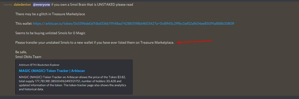 Hacker Steals Smol NFTs from Treasure