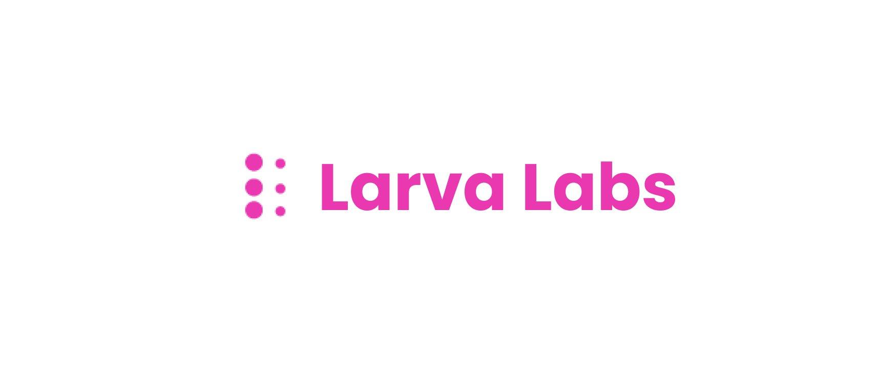 updated logo of larva labs