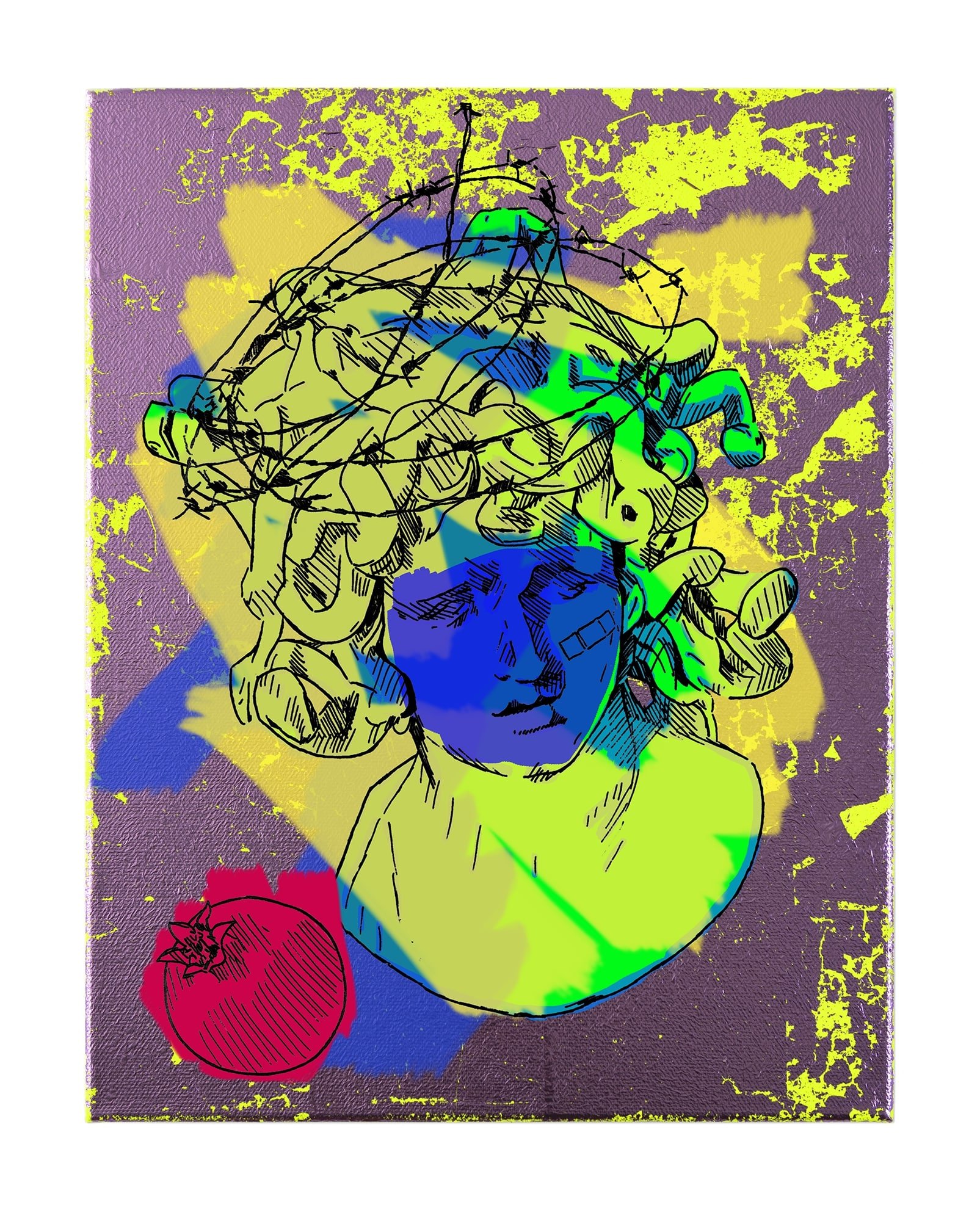 Mieke Marple's Medusa artwork for Artsy exhibition