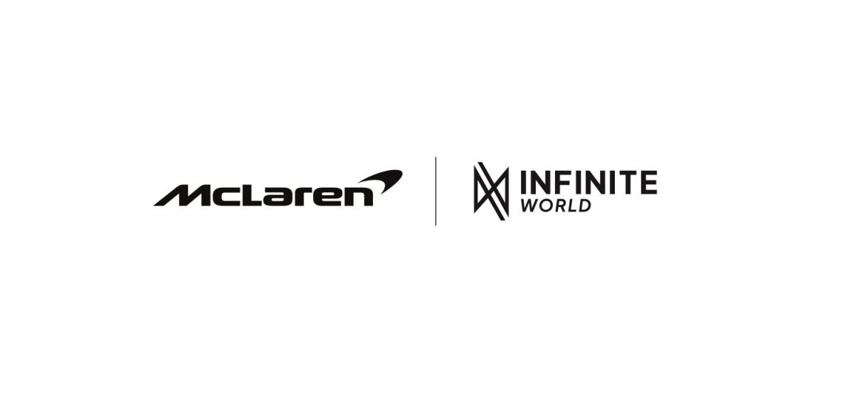 Promo poster for McLaren x Infinite World partnership