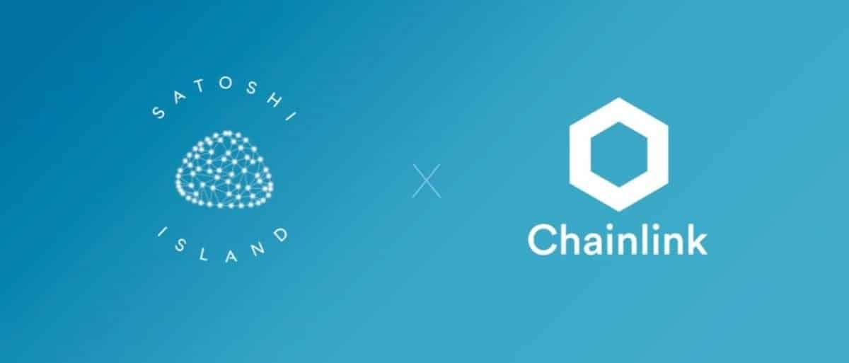 image of the Satoshi Island and Chainlink logos