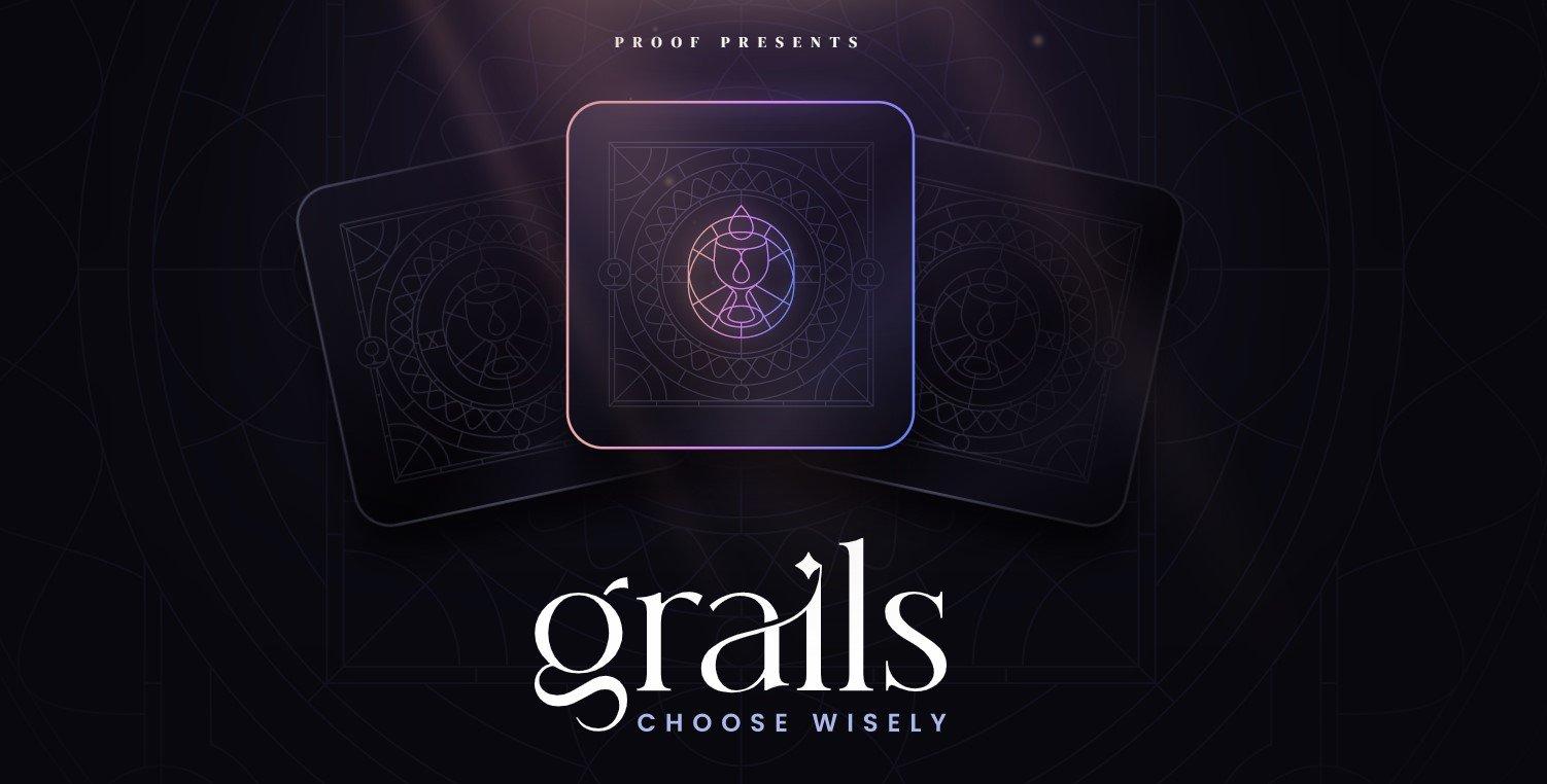 Screenshot of Grails by PROOF collective website