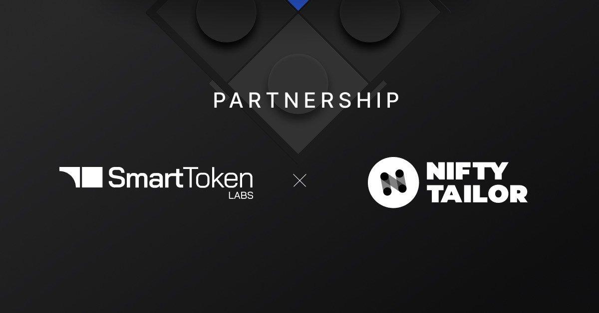 Nifty Tailor x Smart Token Labs partnership banner