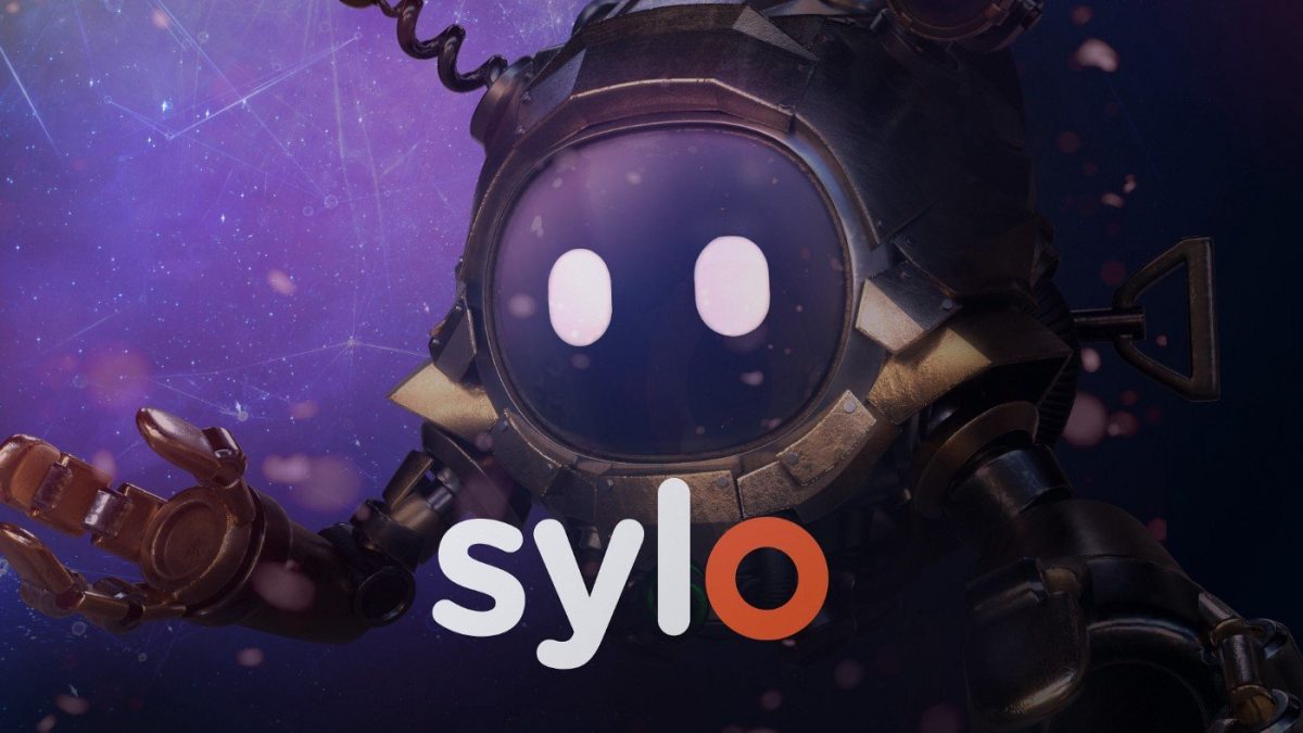 A Seekers NFT floating above the Sylo logo
