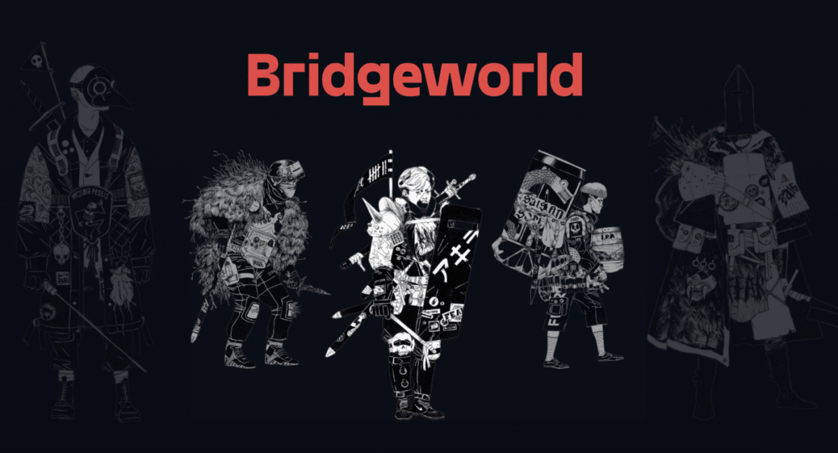 Bridgeworld logo and characters 