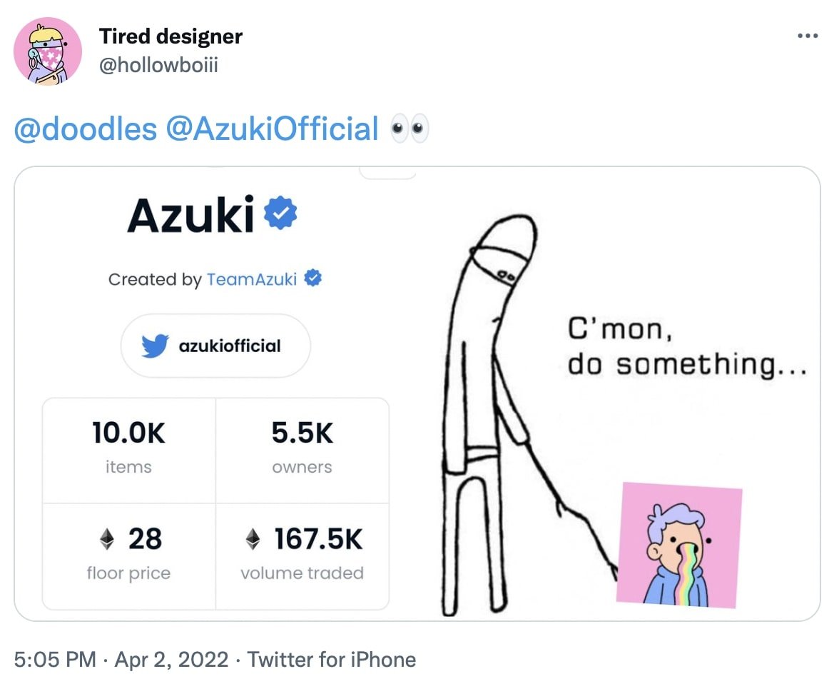 Meme on Azuki and Doodles NFT