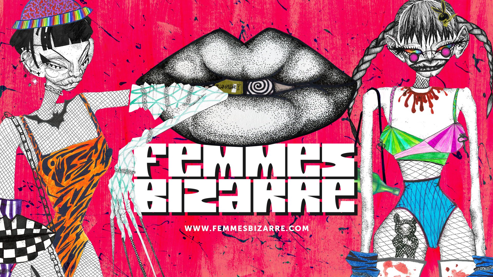Femmes Bizarre NFT collection logo and two avatars