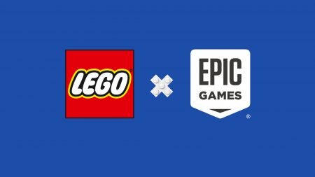 The picture shows Lego and Epic Games metaverse collaboration poster