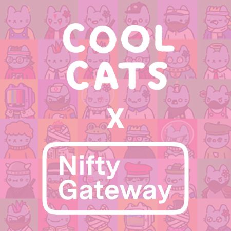 Cool Cats x Nifty Gateway Announcement graphic