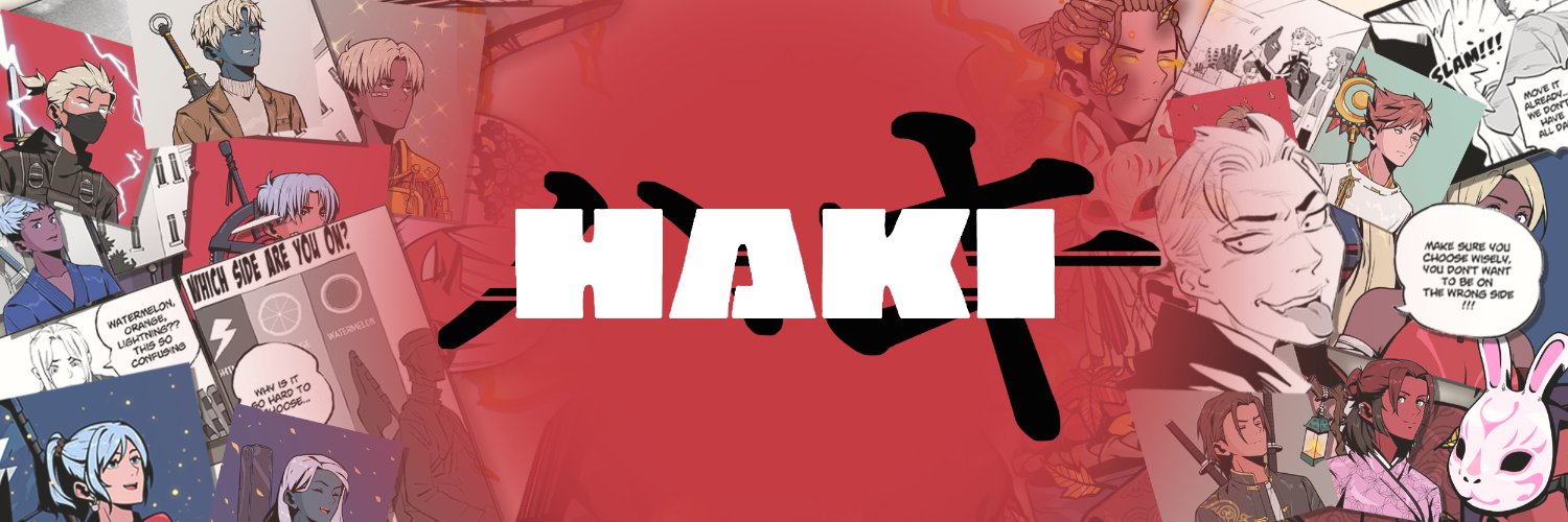 Haki anime NFT Twitter banner