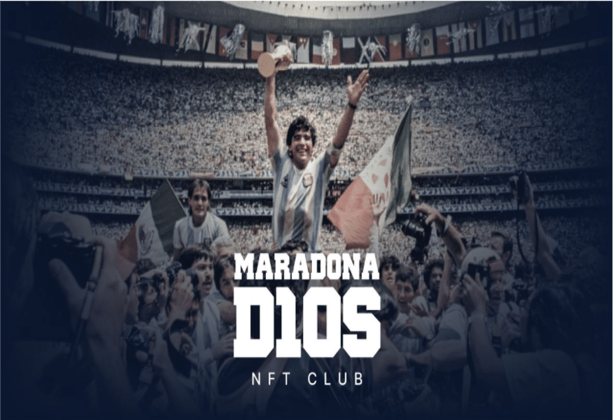 Dao Marker annouces the launch of the Maradona NFT collection on their new NFT platform