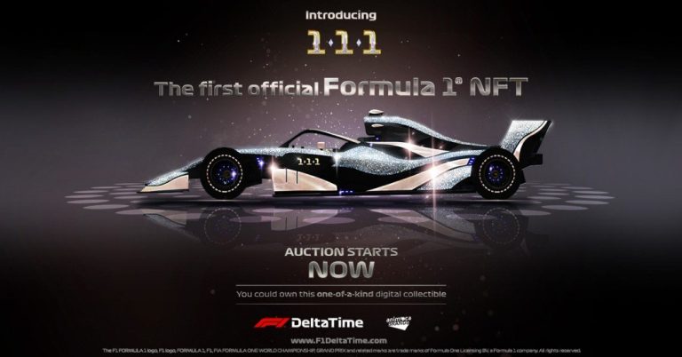 Image of an F1 Delta Time NFT car