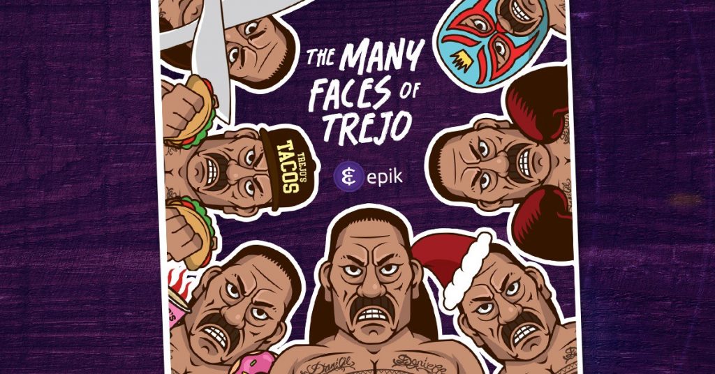Image of the Many Faces of Trejo NFT collection by Danny Trejo and Epik Prime.