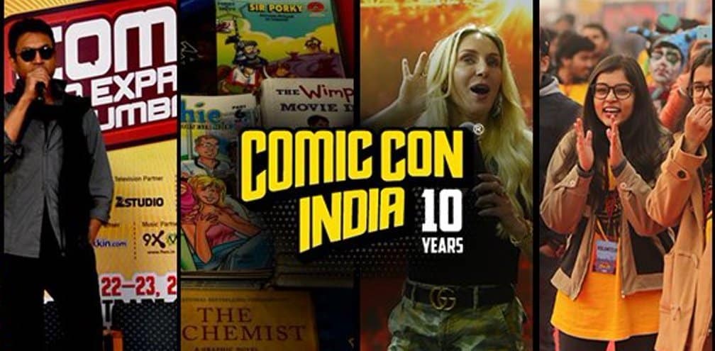 Various images from Comic Con India shows