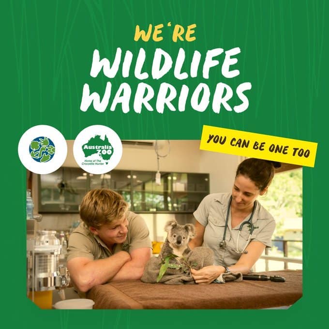 Image of the Australia Zoo Wildlife Warriors poster NFT