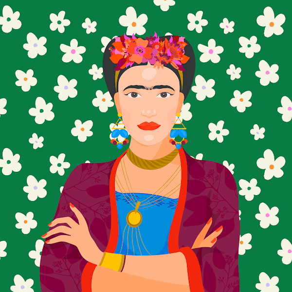 NFT art by Frida Kahlo