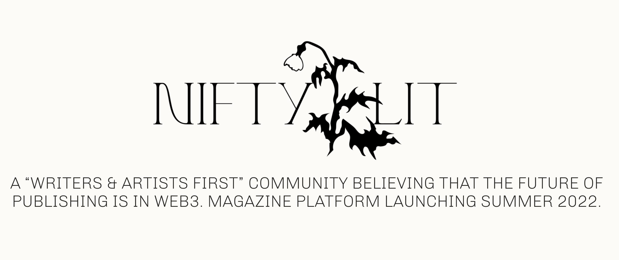 NiftyLit platform's homepage