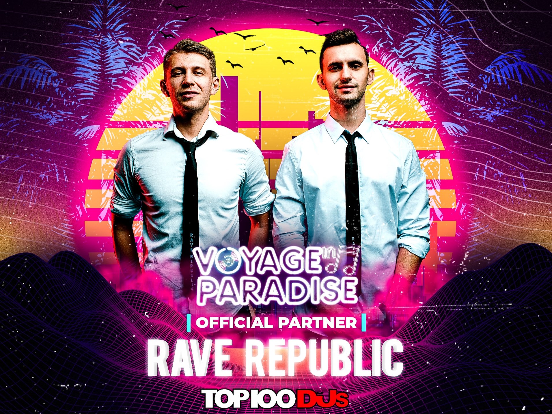 The first listen-to-earn NFT project Voyage In Paradise onboards Rave Republic