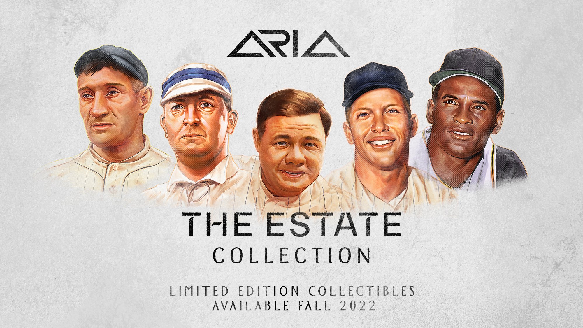 ARIA Exchange Estate Collection poster featuring legendary sports figures