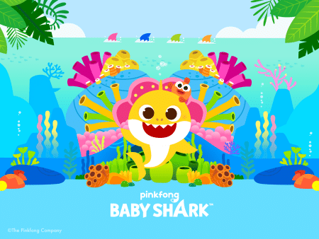 The picture shows Pinkfong's second official Baby Shark NFT Collection