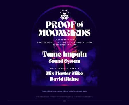 Moonbird NYC NFT event