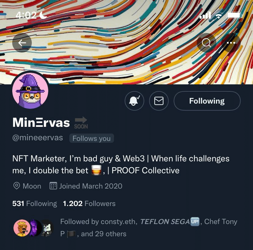 Fake NFT influencer Mineeervas who scammed a 17 year old Brazilian NFT enthusiast