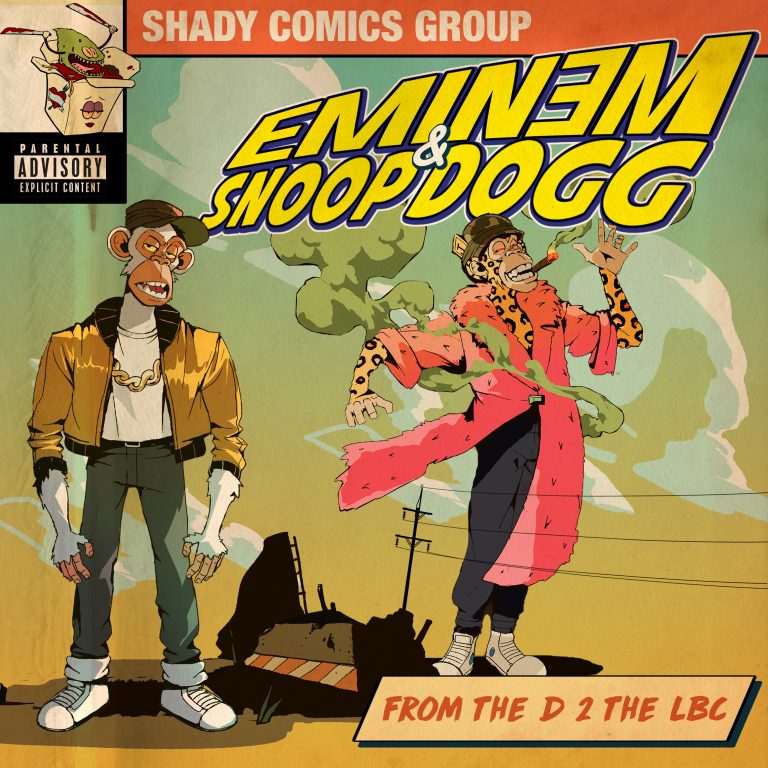 From the d2 the lbc comic cover snoop dogg and eminem new song