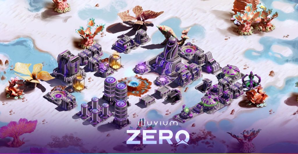 official digital poster of the Illuvium: Zero blockchain game
