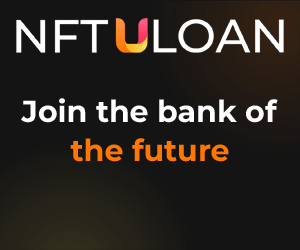 nftuloan banner mint drop and registration gif join the bank of the metaverse