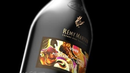 Image of the Rémy Martin x Usher NFT bottles