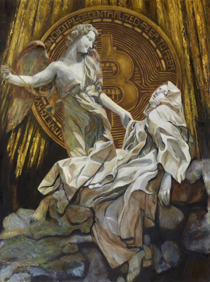 Bitcoin Angel painting
