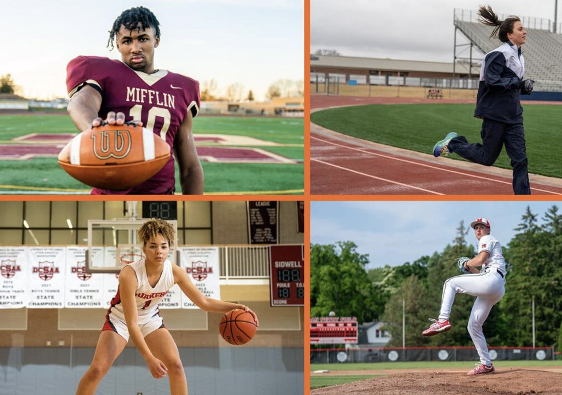 Gatorade NFT collection featuring different high-school athletes