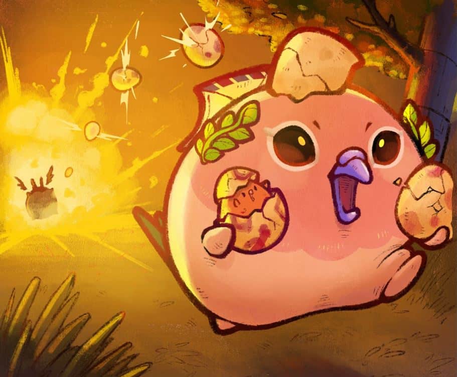 image of an Axie Infinity NFT character