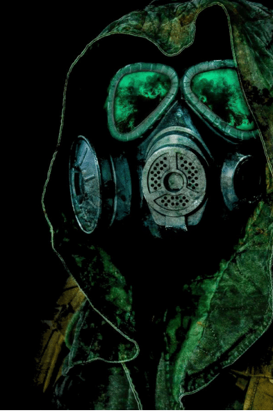 Image of Endless Nights Player with a gas mask
