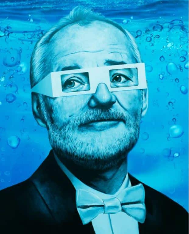 image of a Bill Murray digital portrait for his upcoming 1000 NFT collection