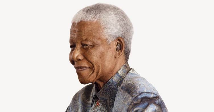 Image of Nelson Mandela, former president of South Africa