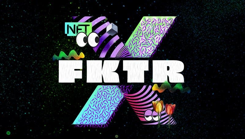 digital poster of the NFT XFKTR art competition