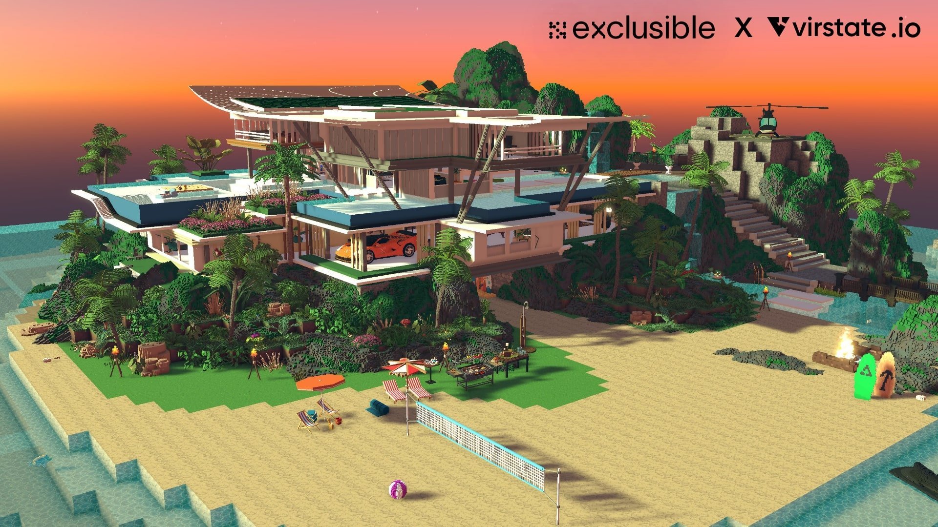 Web3 company Exclusible's luxury metaverse villa