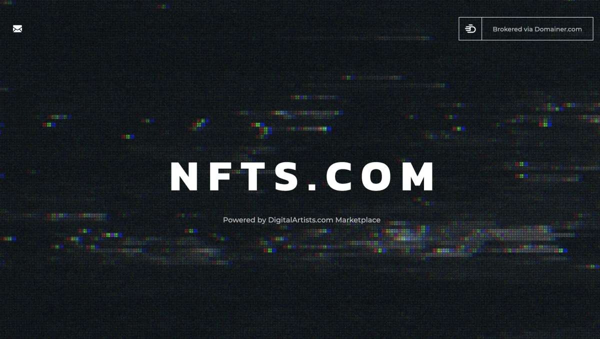 The new home page of NFTs.com