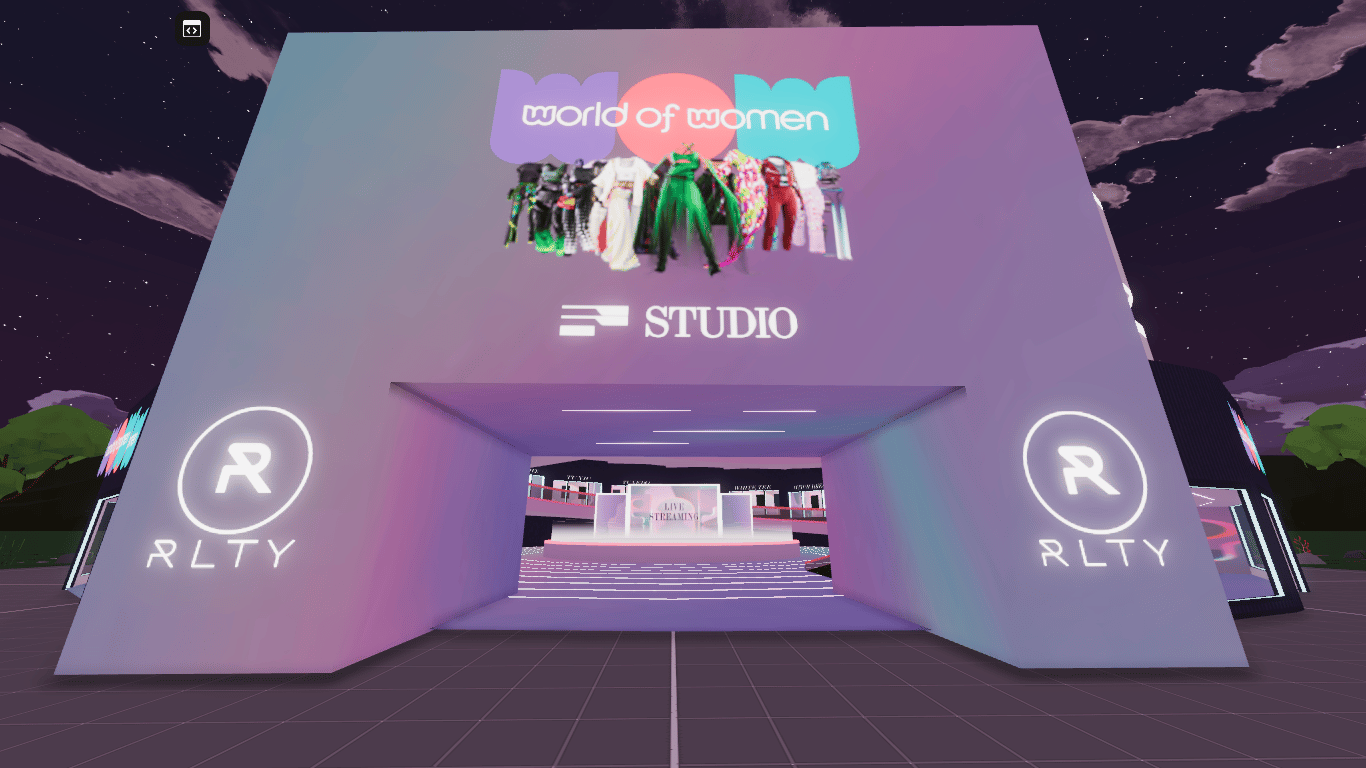 Decentraland Entrance To The Fashion Metaverse Event