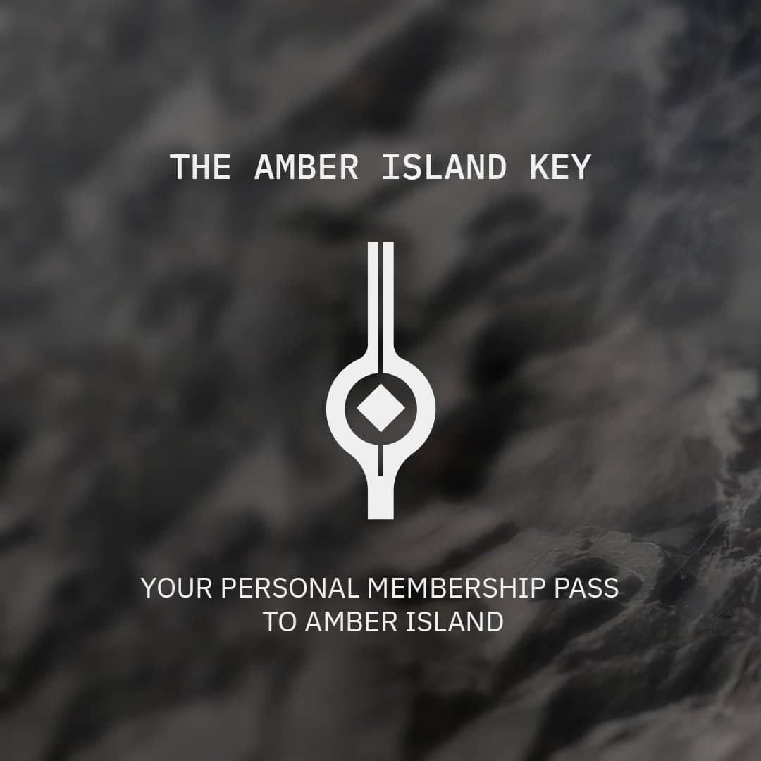 Amber Island Key with text