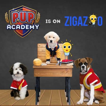 Image of Pup Academy characters NFT
