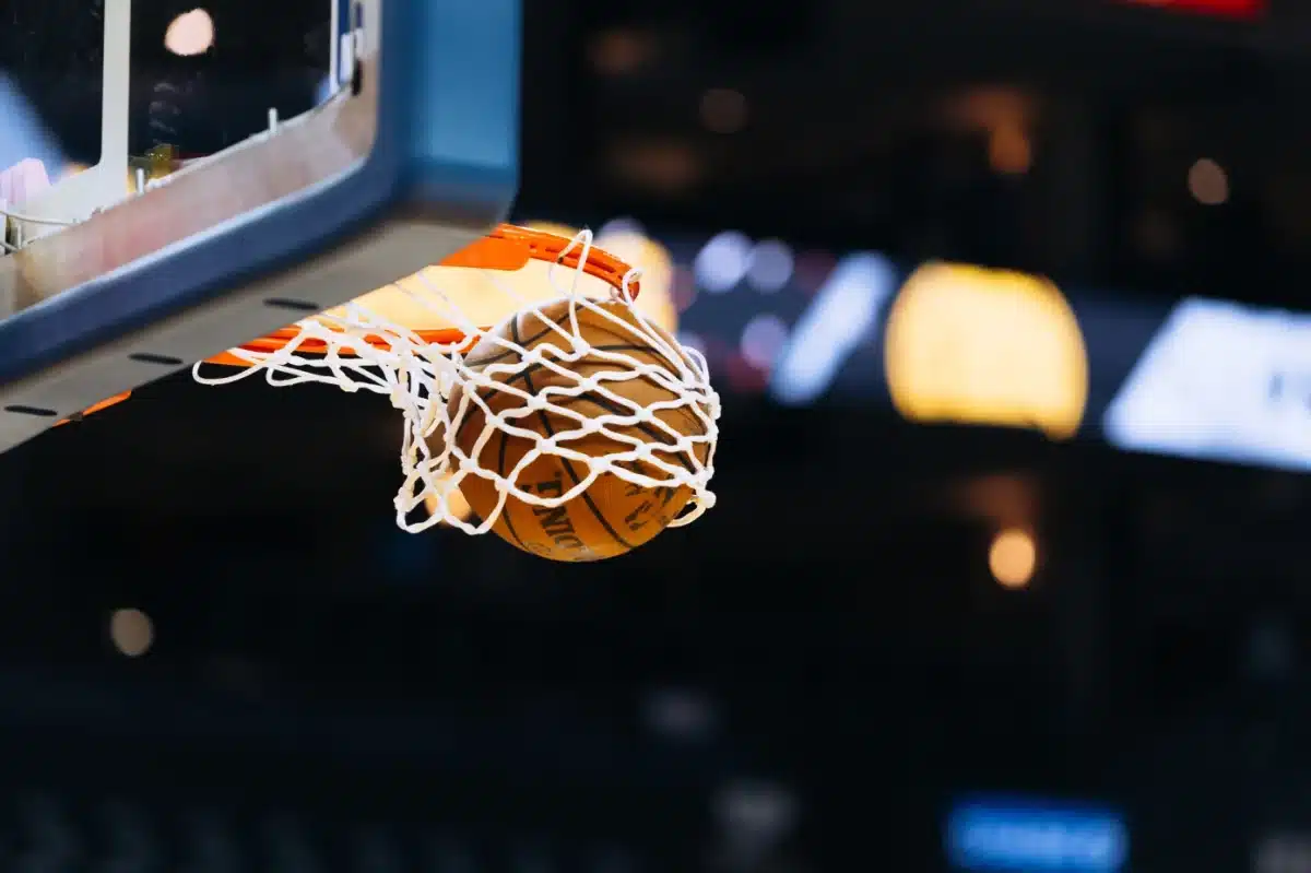 image of basketball going into hoop Sorare NBA