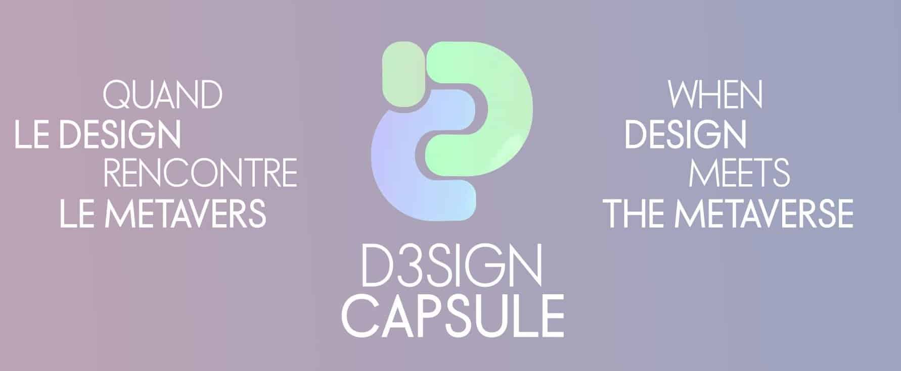 Logo for ELLE Décoration France and SuperRare's D3SIGN CAPSULE