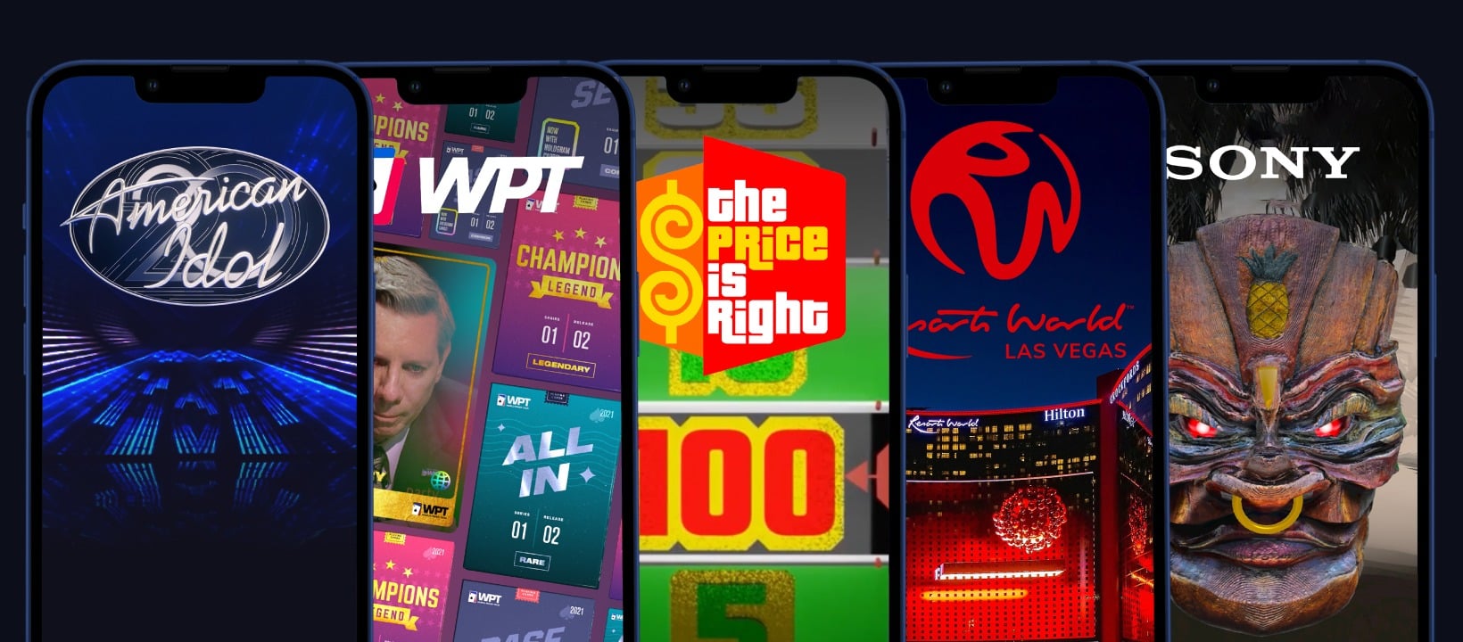 digital poster featuring American Idol, World Poker Tour, The Price is Right via ThetaDrop Marketplace
